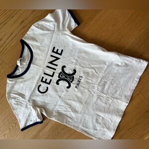 CELINE Logo tee XS